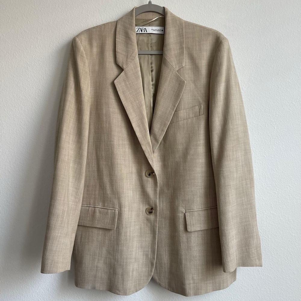 Zara Light Tan Blazer